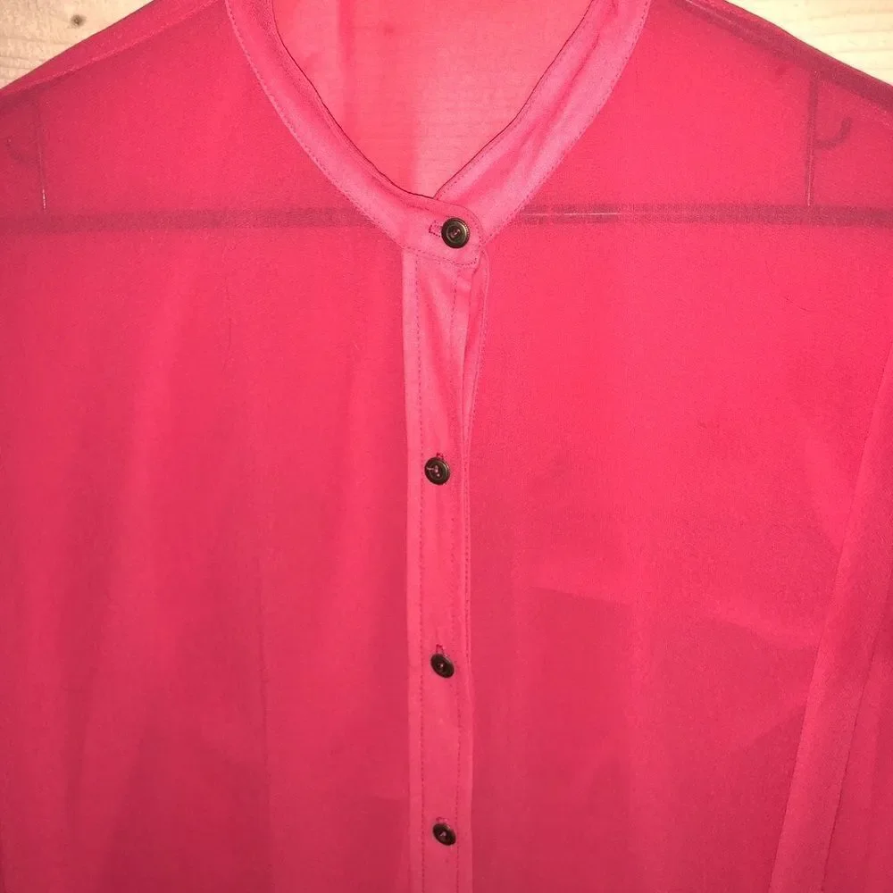 Audrey 3+1 Sheer Blouse - Picture 3 of 8